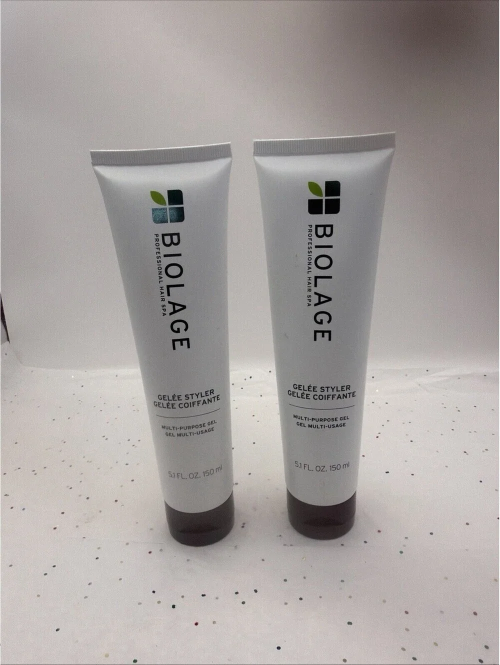 (2 Pack) Biolage Styling Gelée Firm Hold Hair Gel 5oz Adds Shine Control Duo